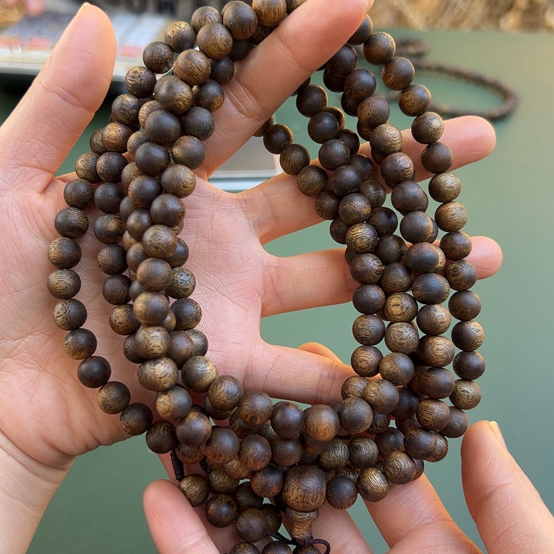 沉香手串乌身28克0.8多样性发一条