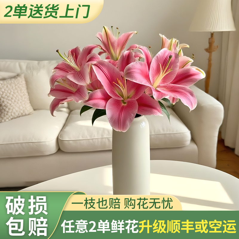 【两个老六卖花花】护卫舰多百合 任意2单升级快递发货后不支持退款