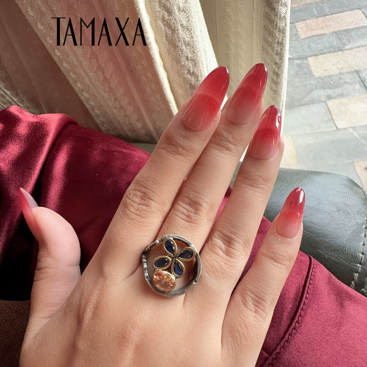 925银戒指 Tamaxa纯银戒指