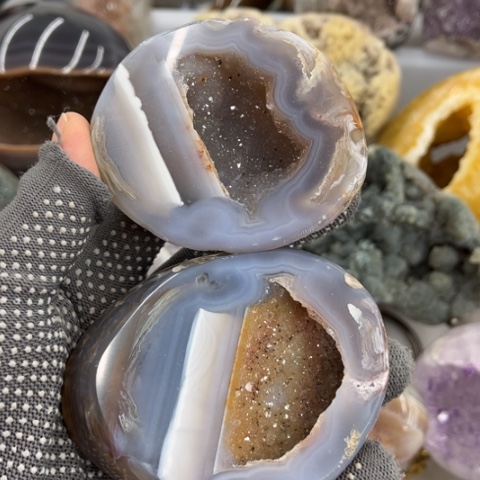 珠宝半成品紫晶未镶嵌