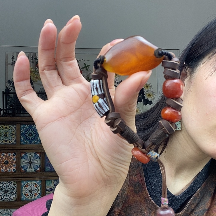 蜜蜡手链未镶嵌手链