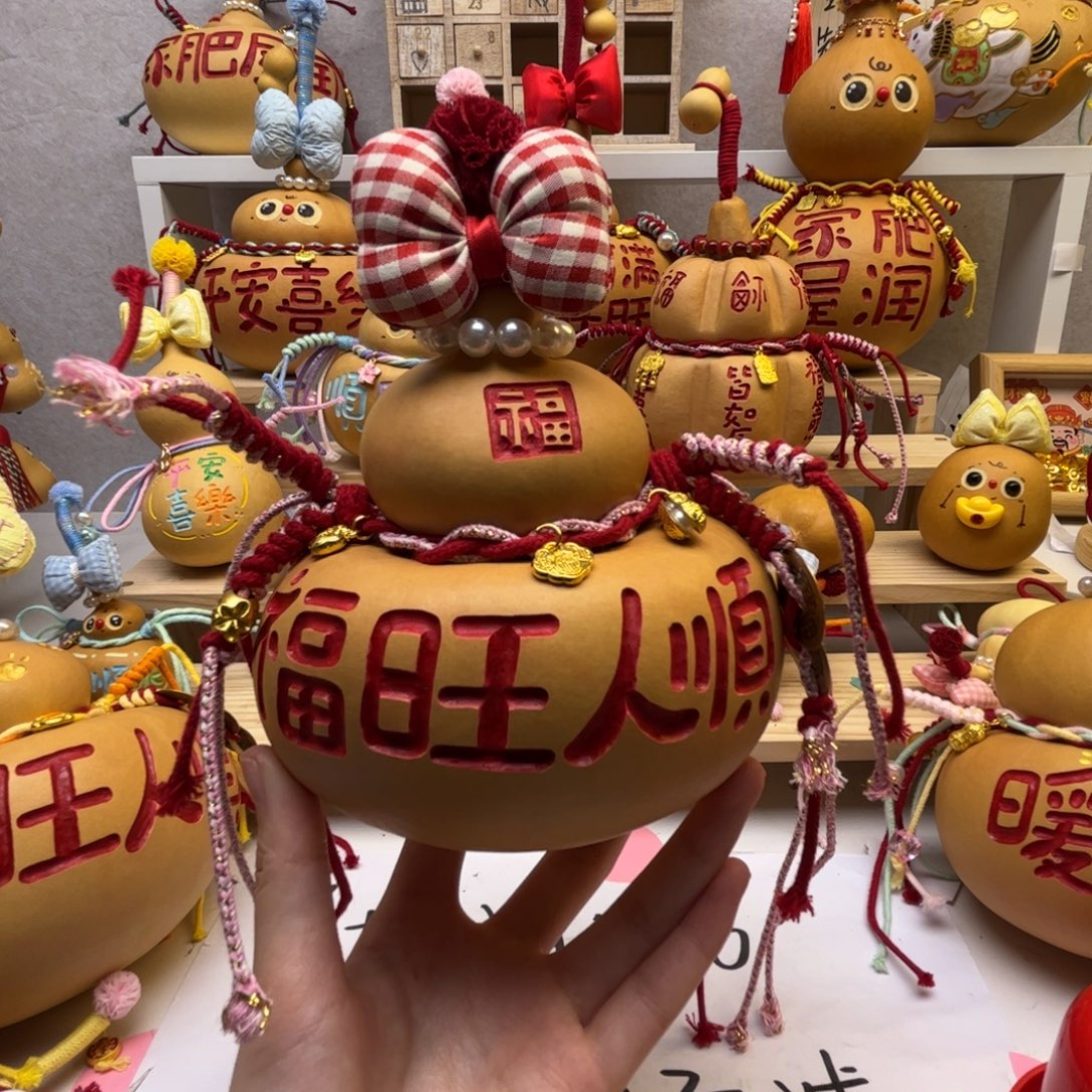 特***，有机玻璃葫芦家居摆件