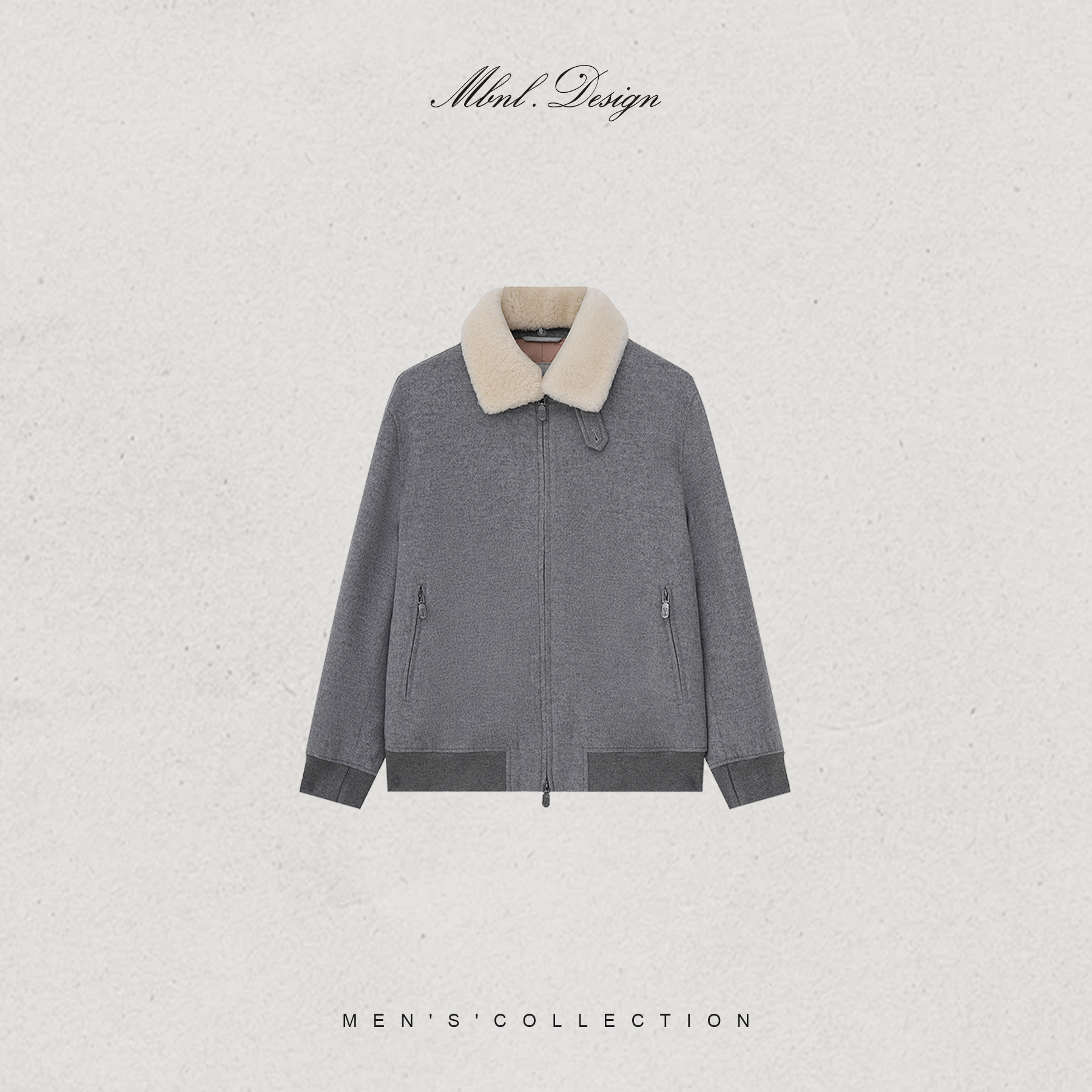 MBNL-F「BC.Shearling」秦磊男装绵羊毛定织梭织夹克LL-WWT0053