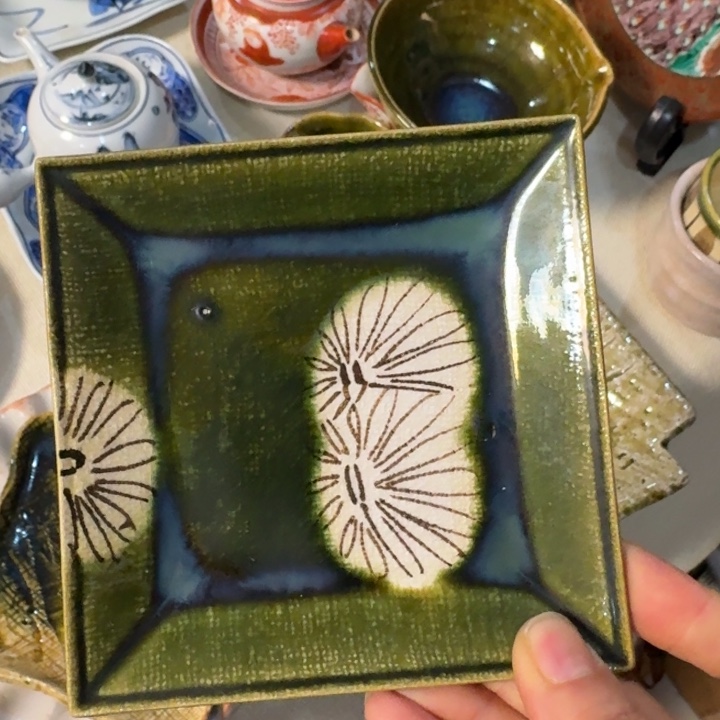 垫子上的小包被我