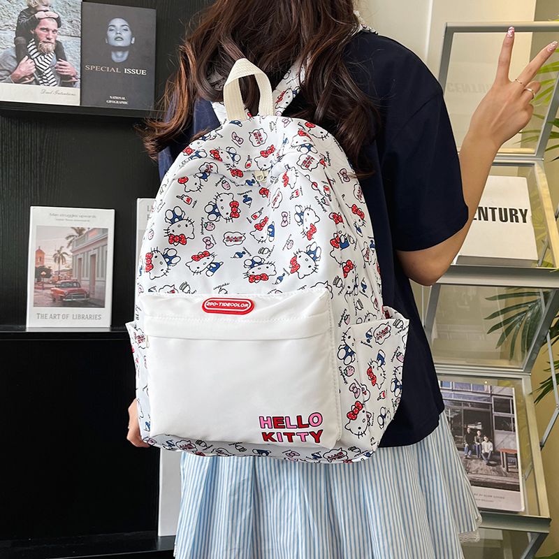 联名凯蒂猫高颜值帕恰狗书包可爱初高中书包大容量多功能轻便背包