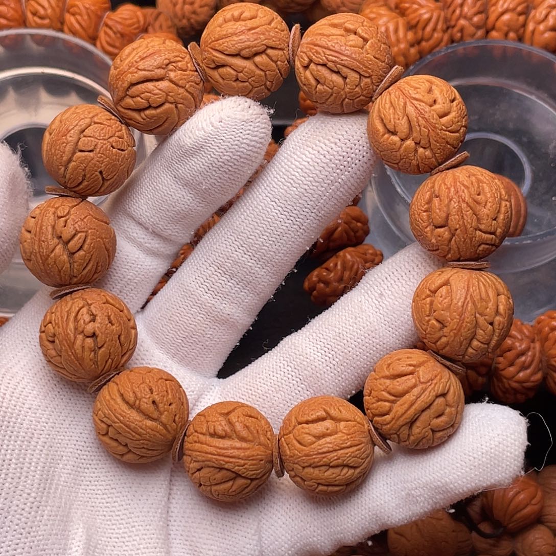 手串桃核精品金丝龙珠21