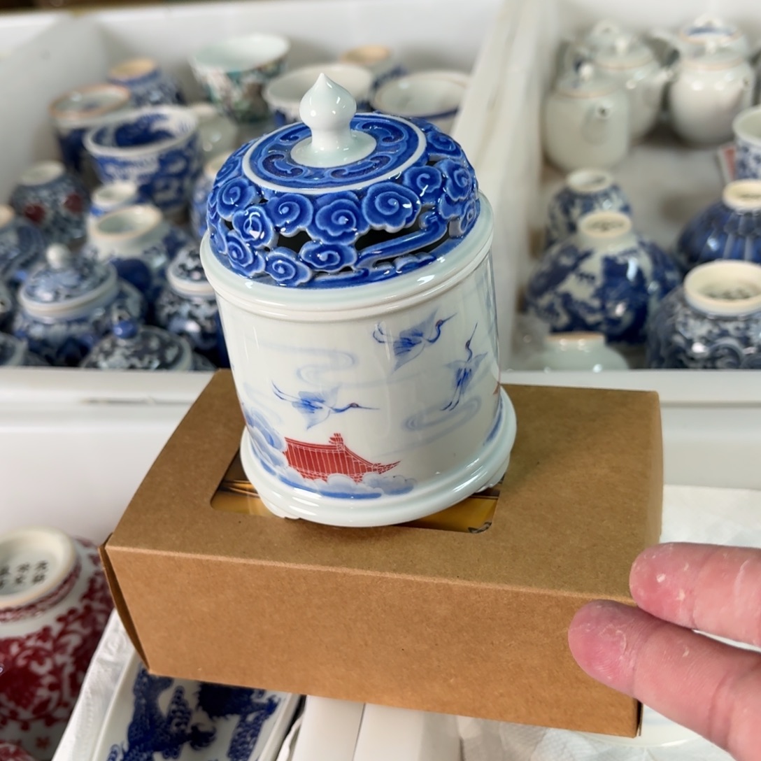 摆件瓷瓷言所老曹甄选好瓷微瑕一组