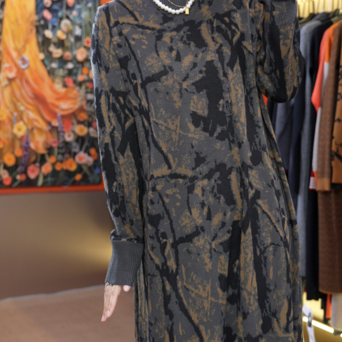 783断货王-秋季时尚新款百搭显瘦百搭连衣裙