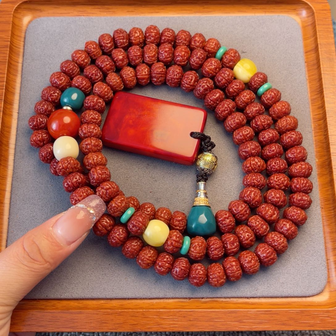 金刚菩提吊坠一代纯血老树王六瓣