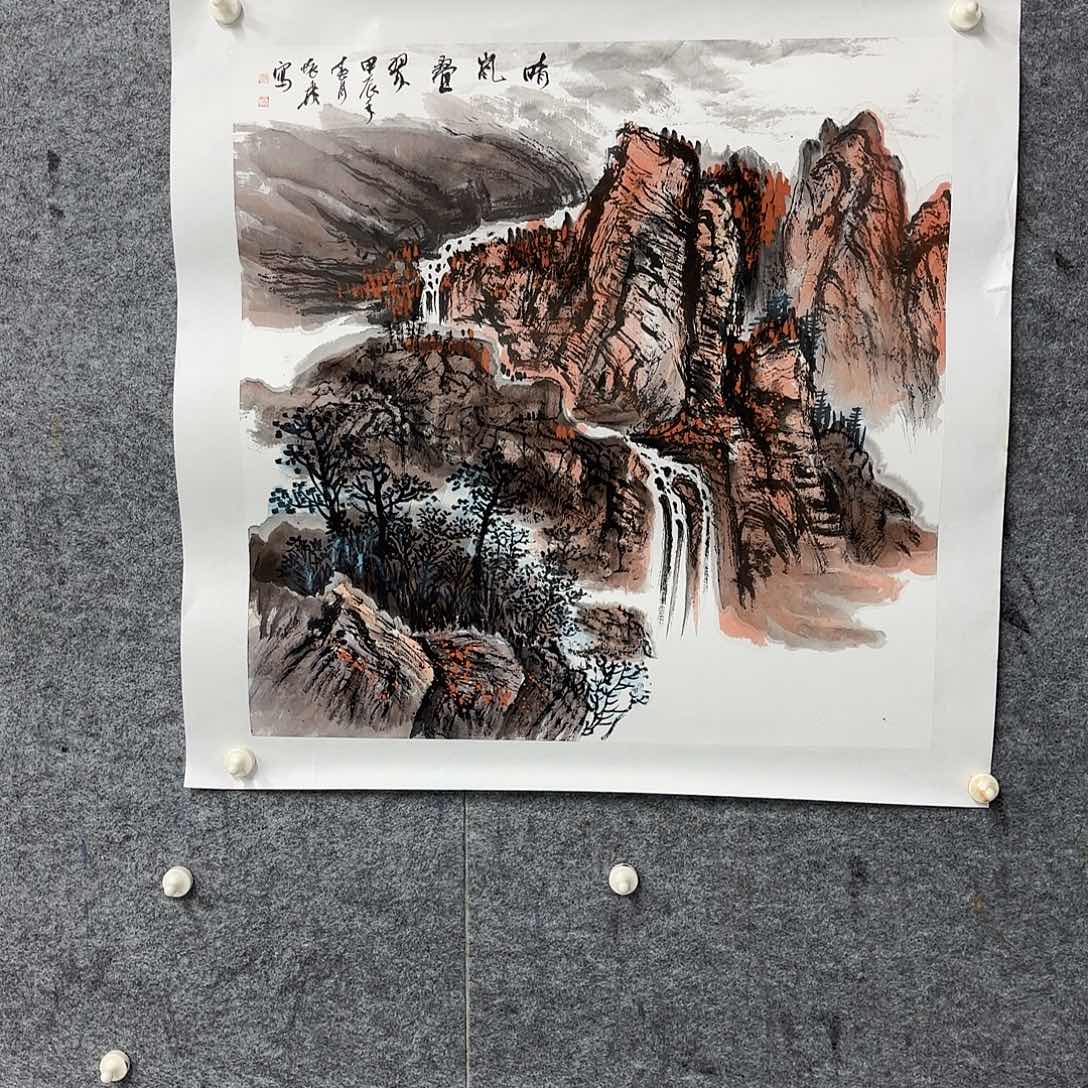 国画亲笔手绘原创
