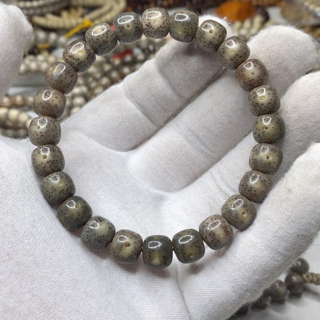 手串星月菩提星月菩提10x9黑冰糖