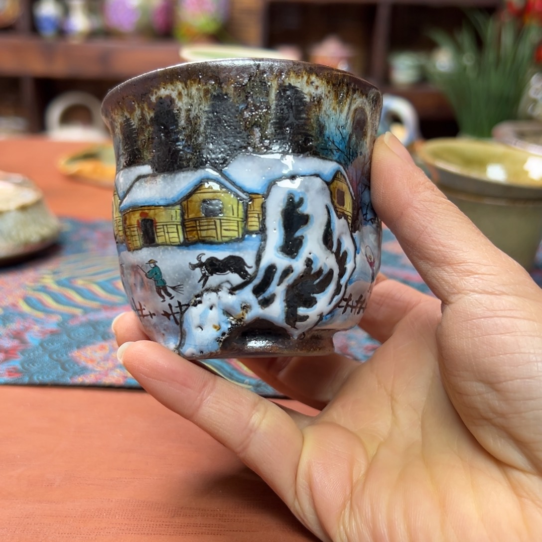 左***跳瓷片十级礼补画工，抵扣画工150，还余60