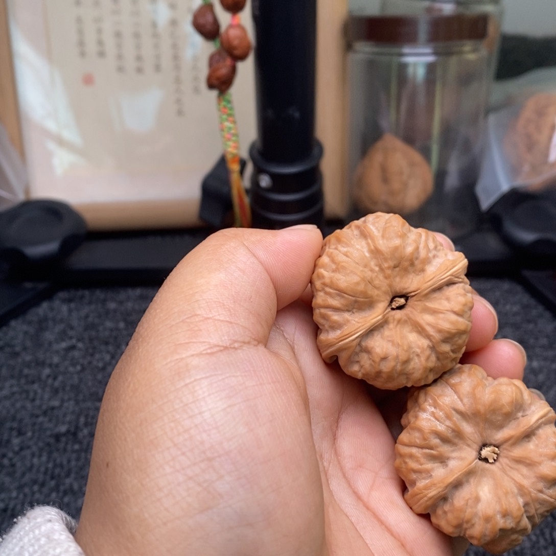 文玩核桃把件37蛤蟆头84