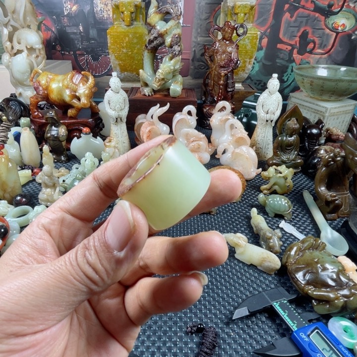 和田玉颈饰未镶嵌#****$