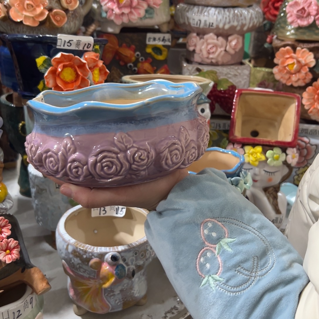 花盆，拍满20发货，退款拉黑