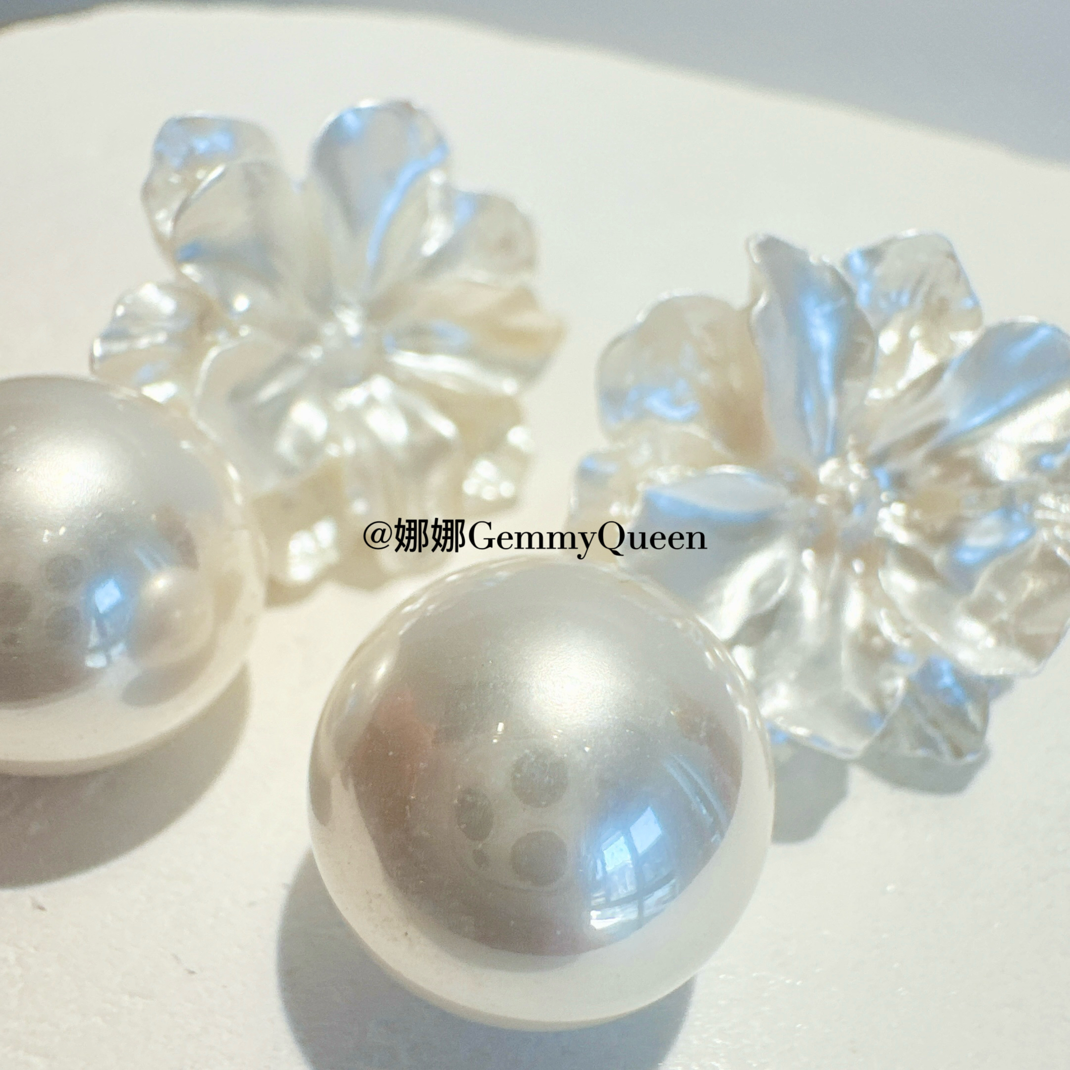 铜合金仿珍珠耳饰 娜娜GemmyQueen耳环