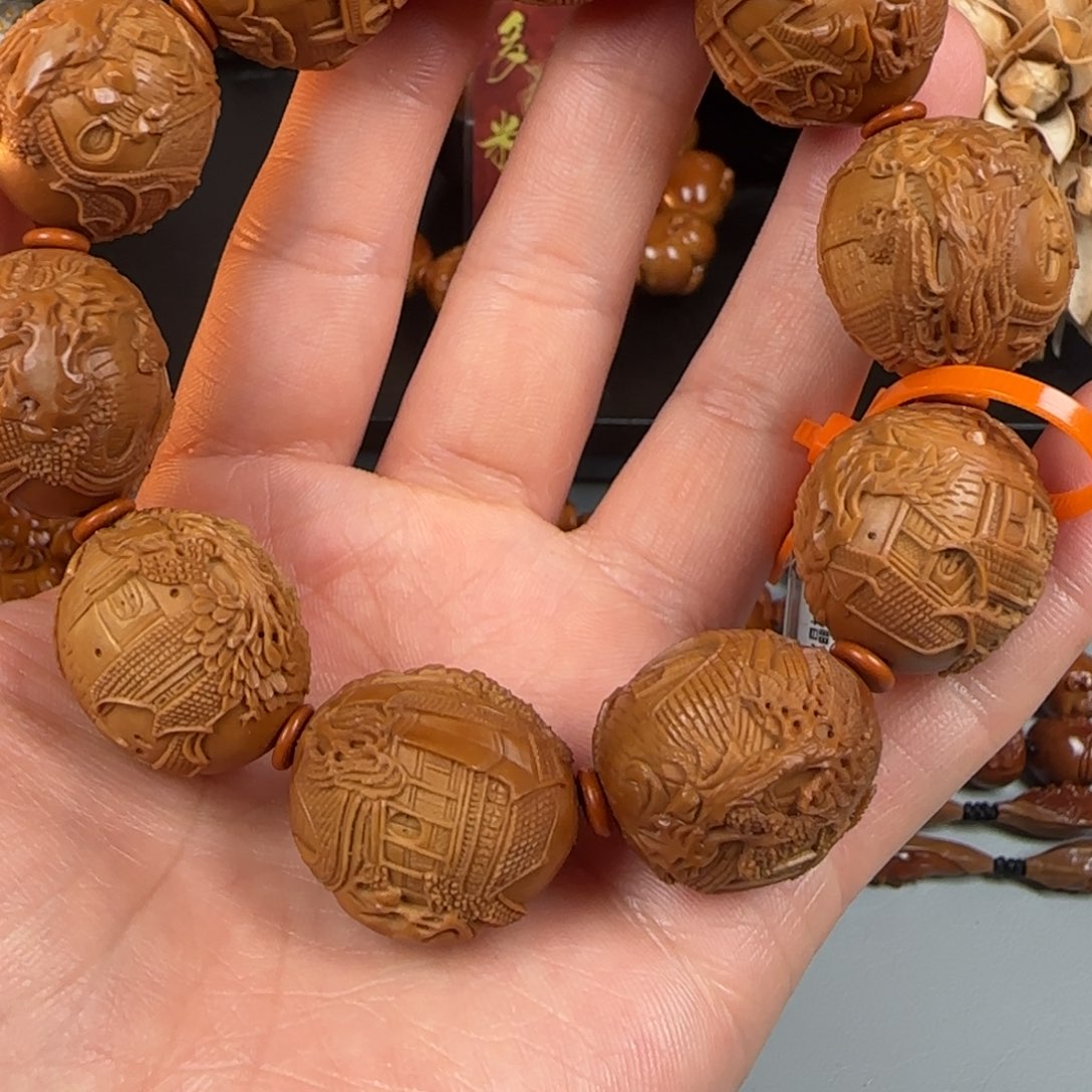 橄榄核手串/手链景明 23.5 风景园林