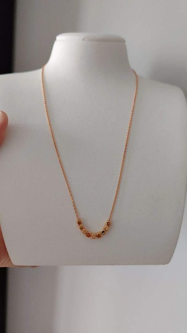 坠链均925银 【Qarlighach】Altun yalatkan银镀金项链时尚轻奢金色