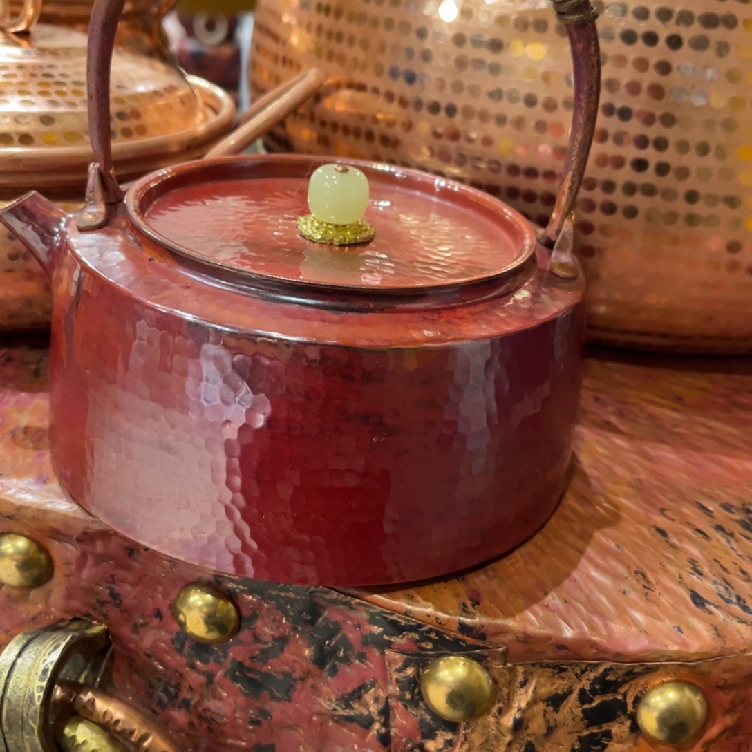 淬火色折楞壶1200 手工锻打工艺