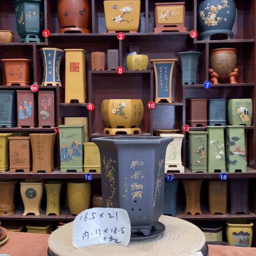 紫砂花盆紫砂艺术