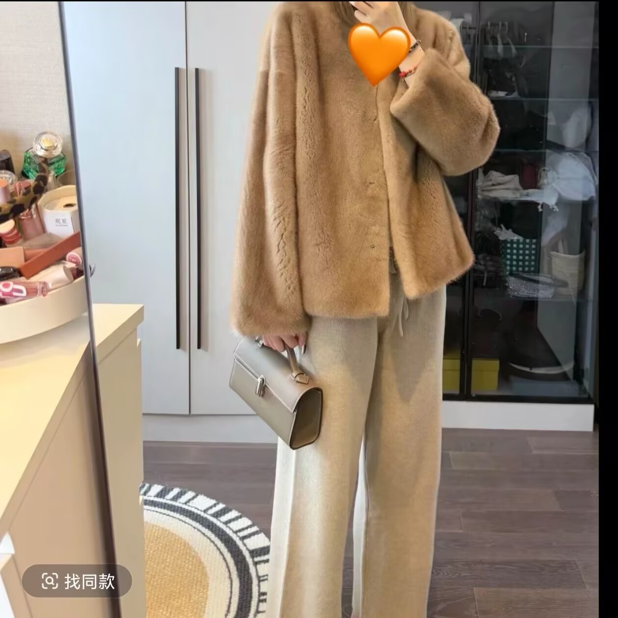 女士上衣皮草外套