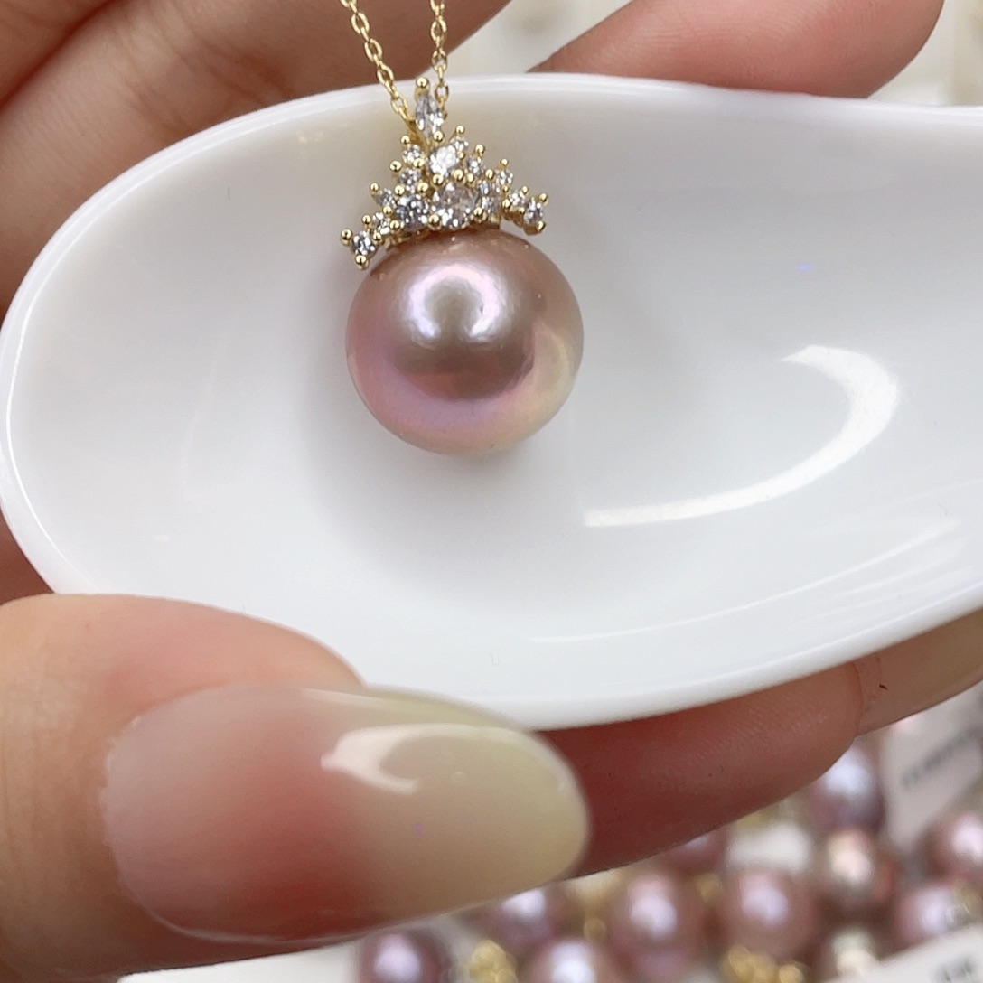 淡水珍珠未镶嵌吊坠(赠链)