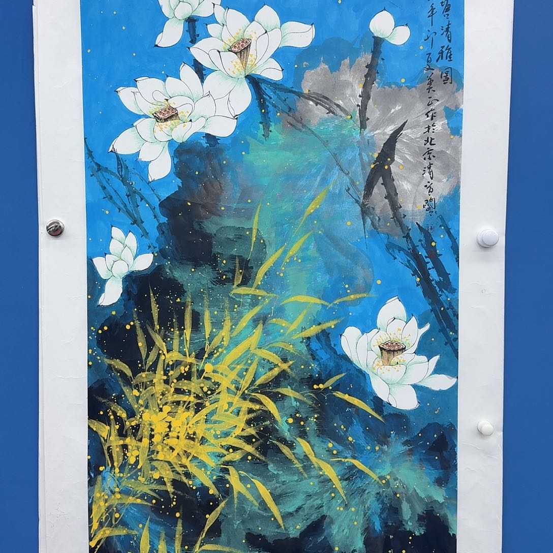 国画多次参加国内外大型