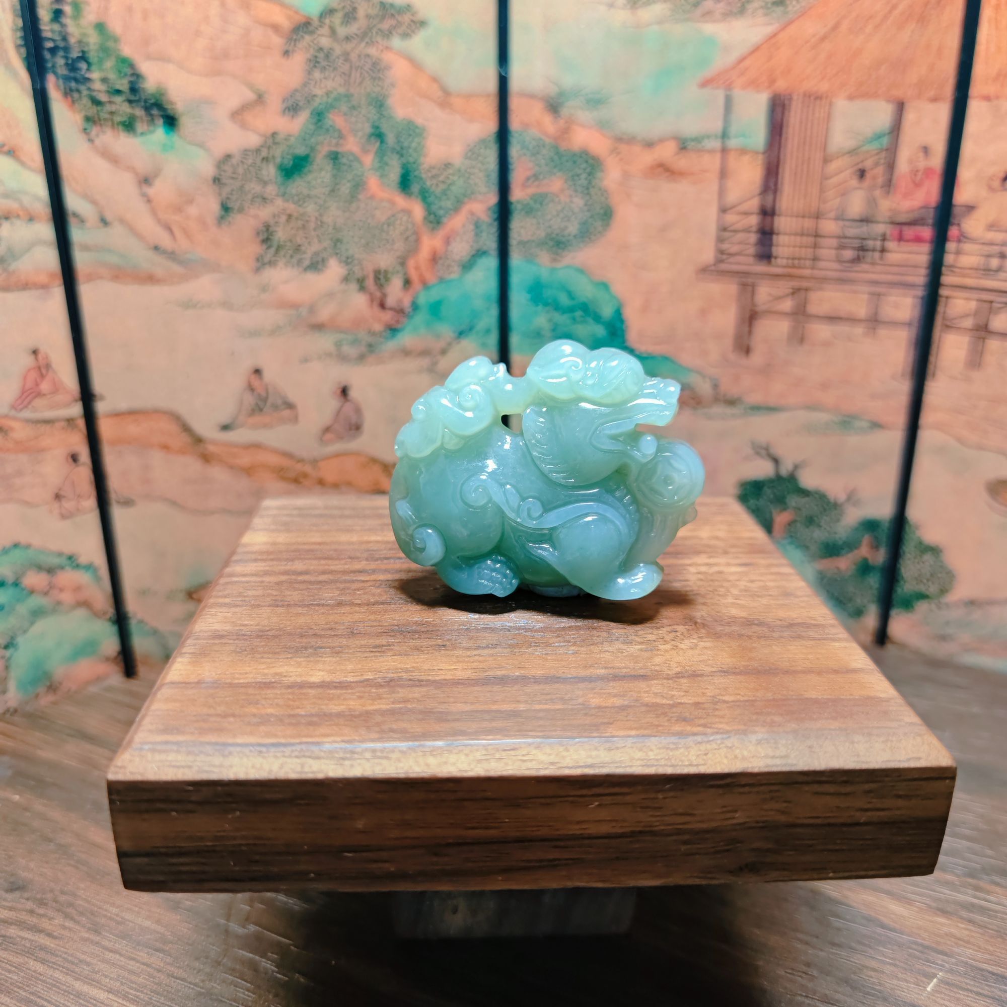 A和田玉貔貅吊坠0747
