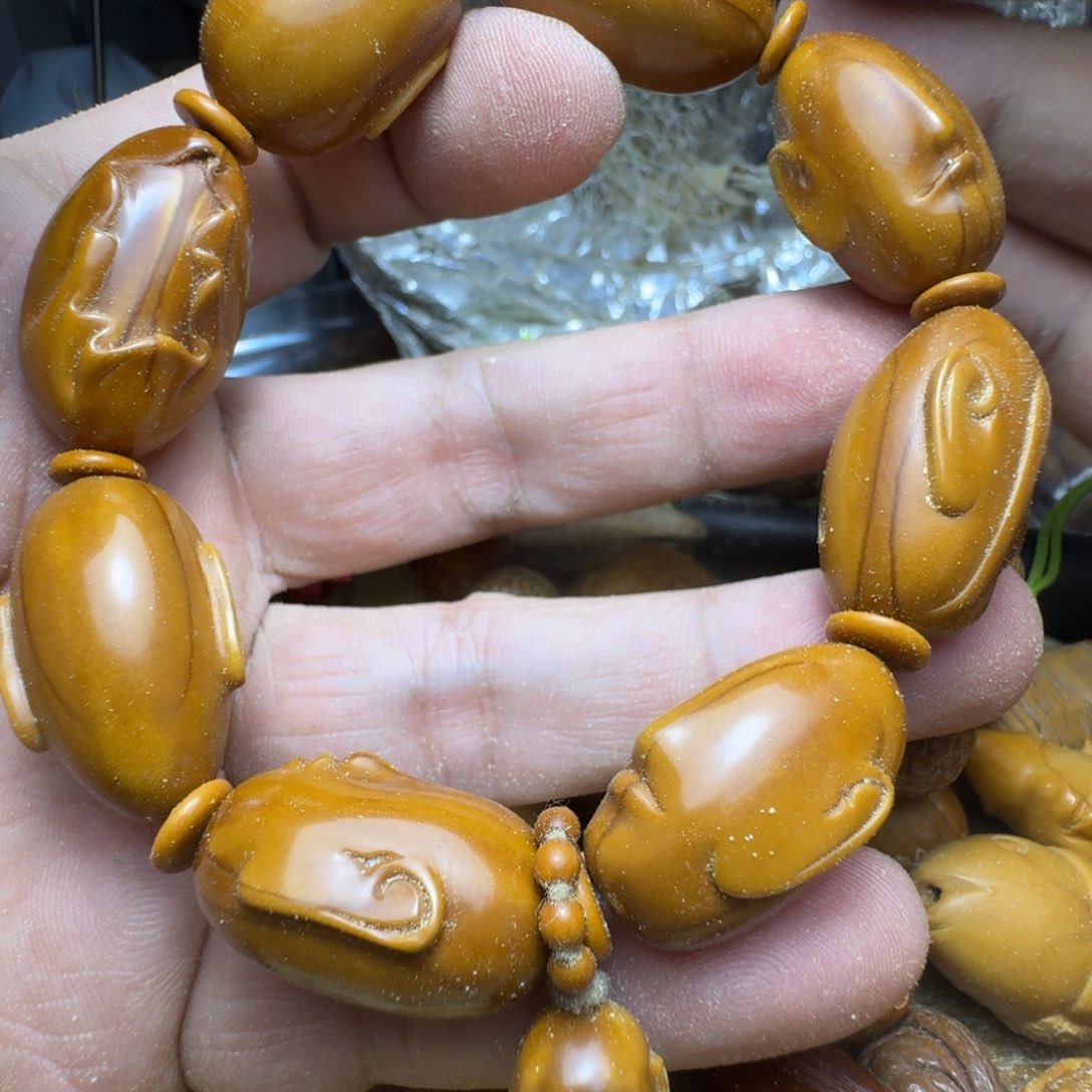 橄榄核手串/手链谢****坤顶级大师之道之谜也