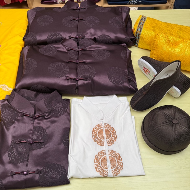 「闰年添福七件套」福寿双全重工刺绣全套25件配齐