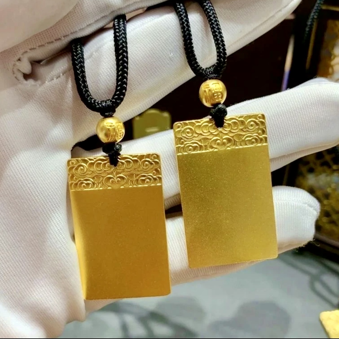 赠链【无事牌】民族风光面百搭饰品