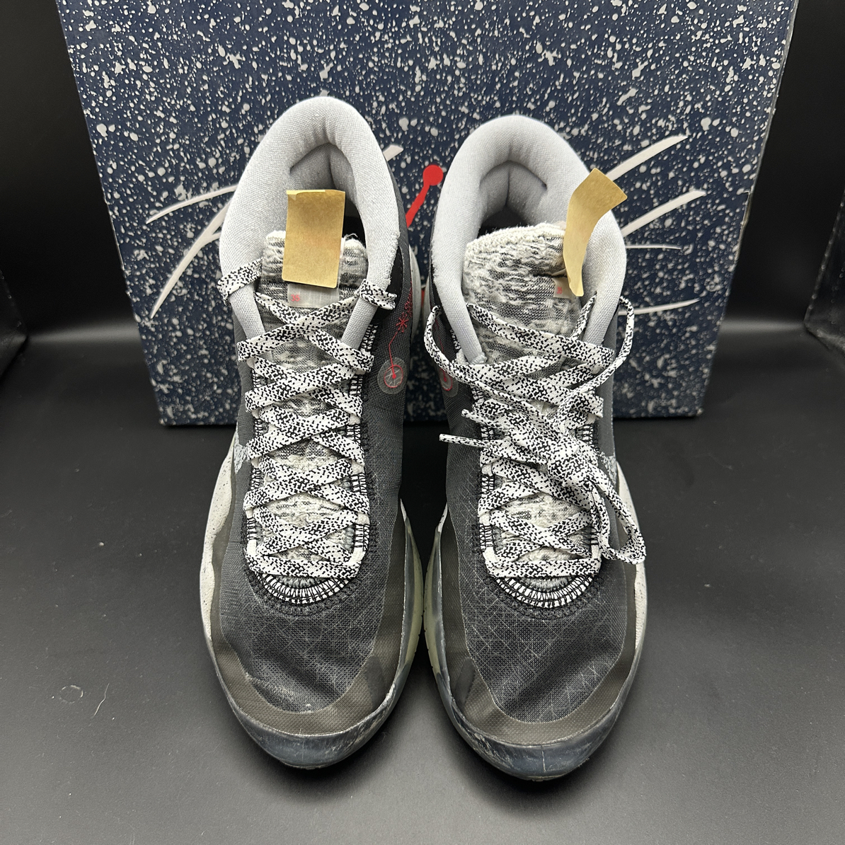41码 KD12黑灰 品相不错配盒