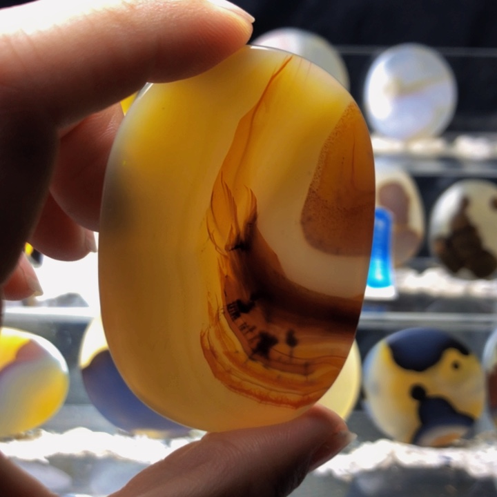 合金玛瑙/玉髓珠宝奇石162有瑕