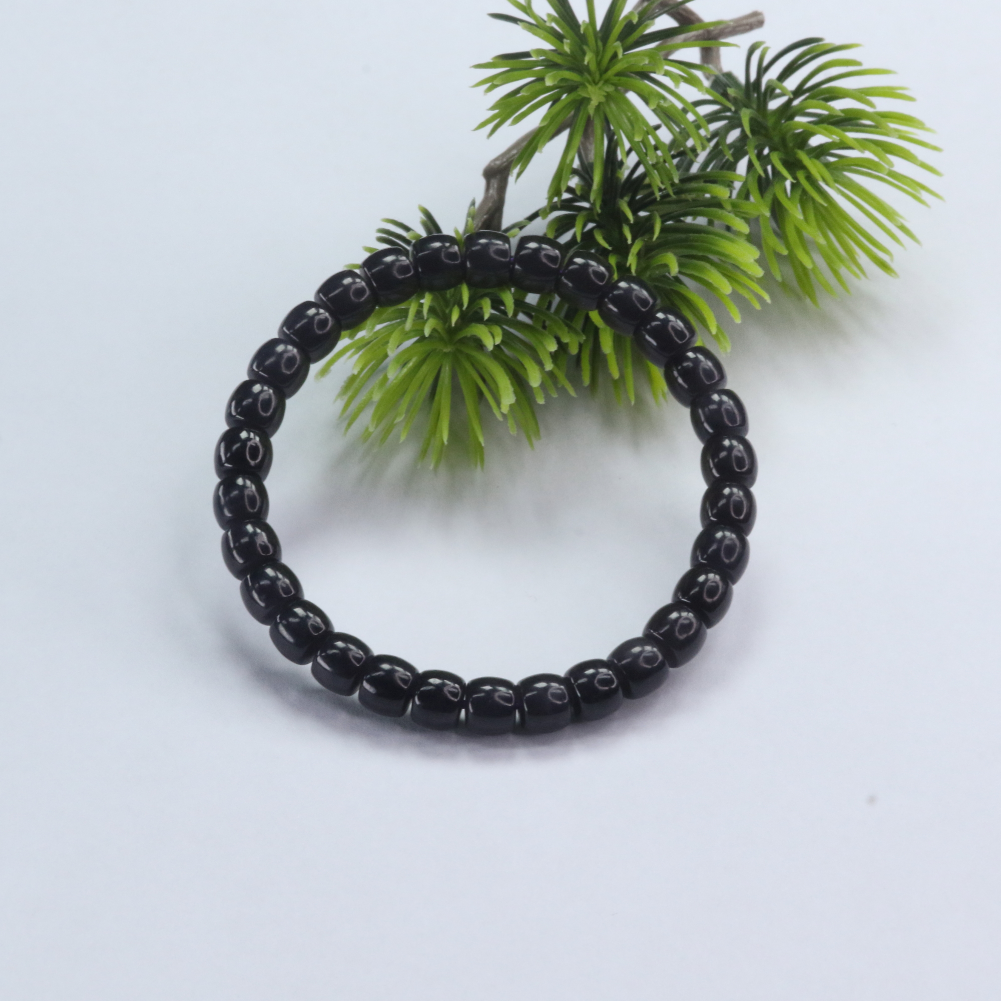 18和田玉墨玉手串/402160北京中保拍卖