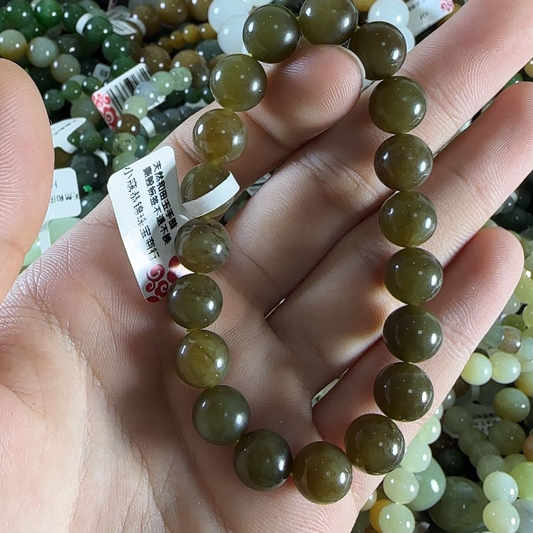 和田玉手链未镶嵌106
