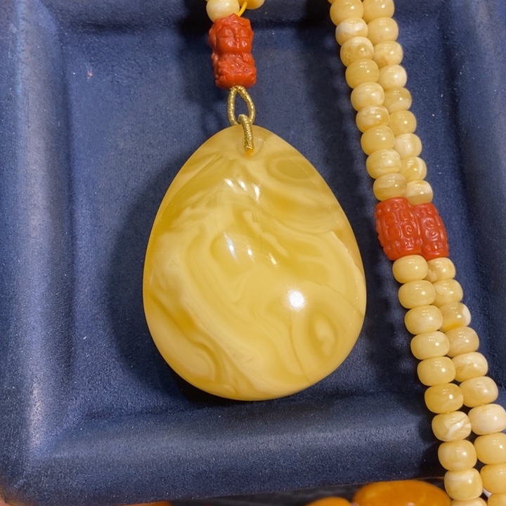 蜜蜡颈饰未镶嵌蜜蜡