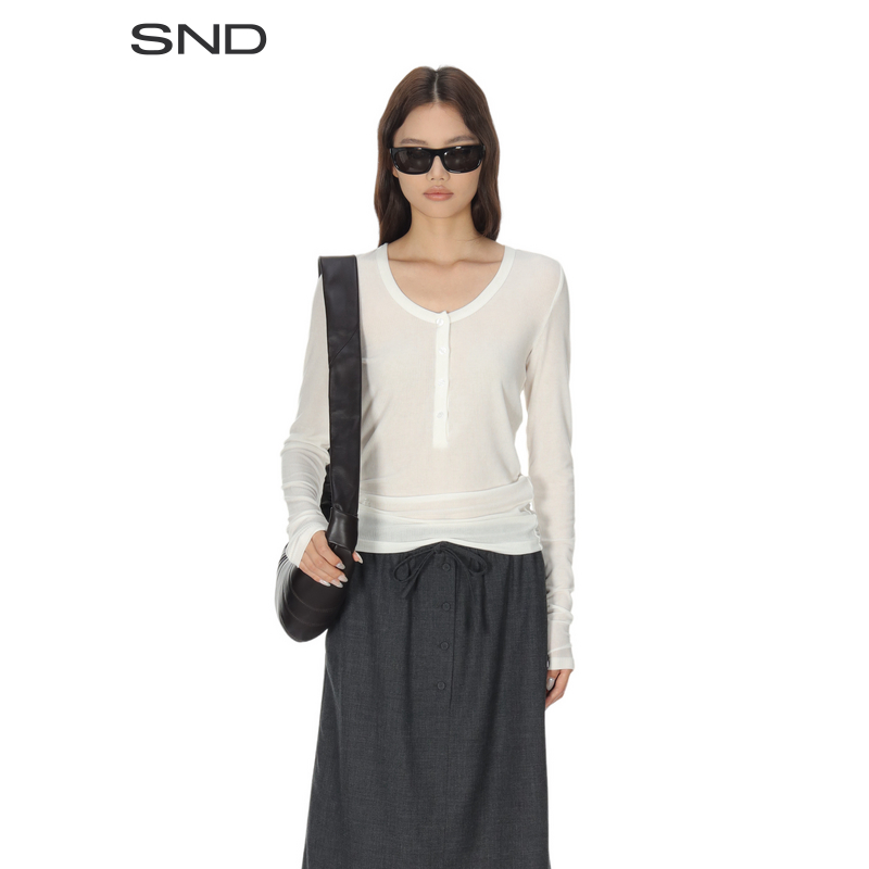 【THE GARMENT 设计师品牌】SND PS25 休闲圆领上衣