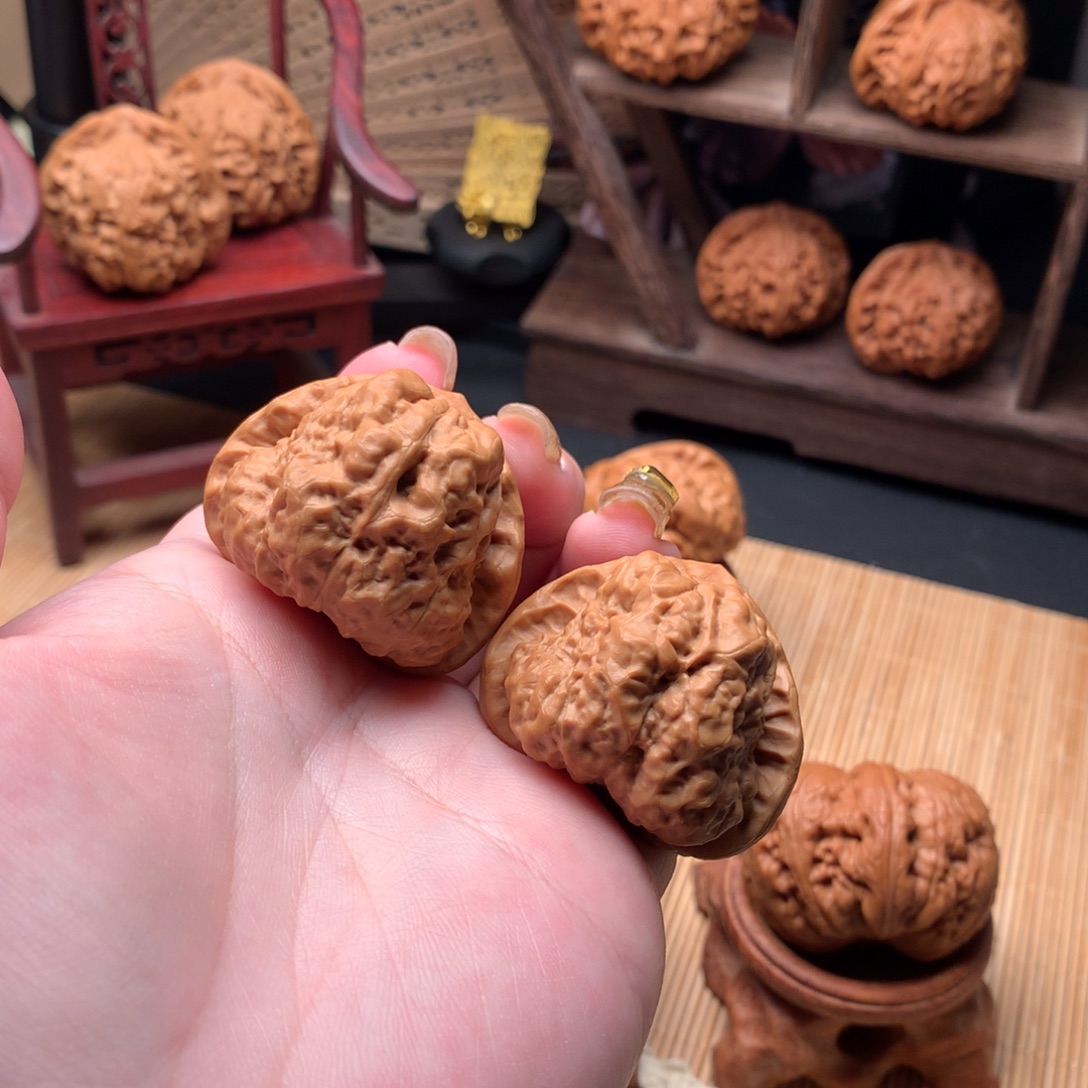 刷***卡文玩核桃把件39蛙