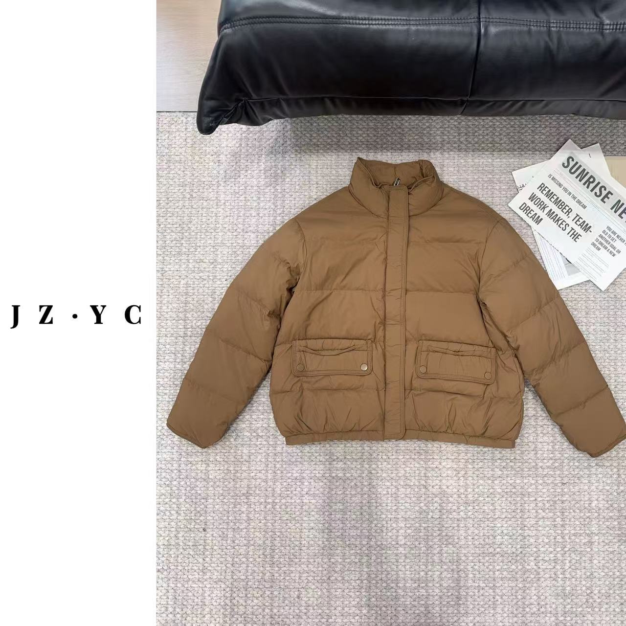 【洁子推荐】8022立领工装羽绒服