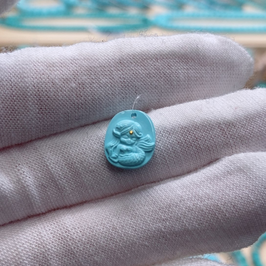 未镶嵌绿松石珠宝奇石