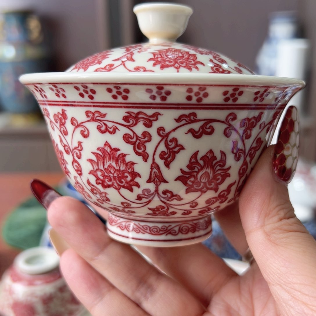 摆件王*鹅景德镇毛仔柴窑主人杯