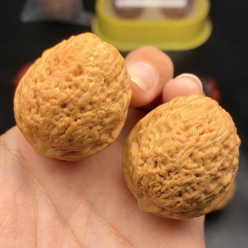 【闪购商品】把件文玩核桃38尺鱼子元宝