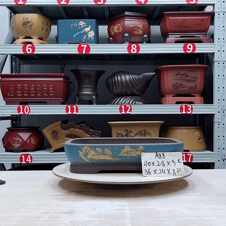 紫砂花盆紫砂花盆