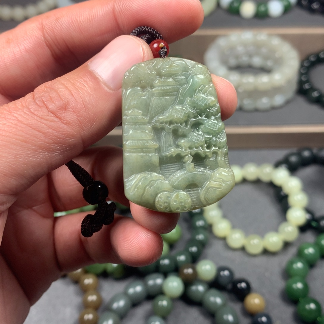 和田玉未镶嵌手链