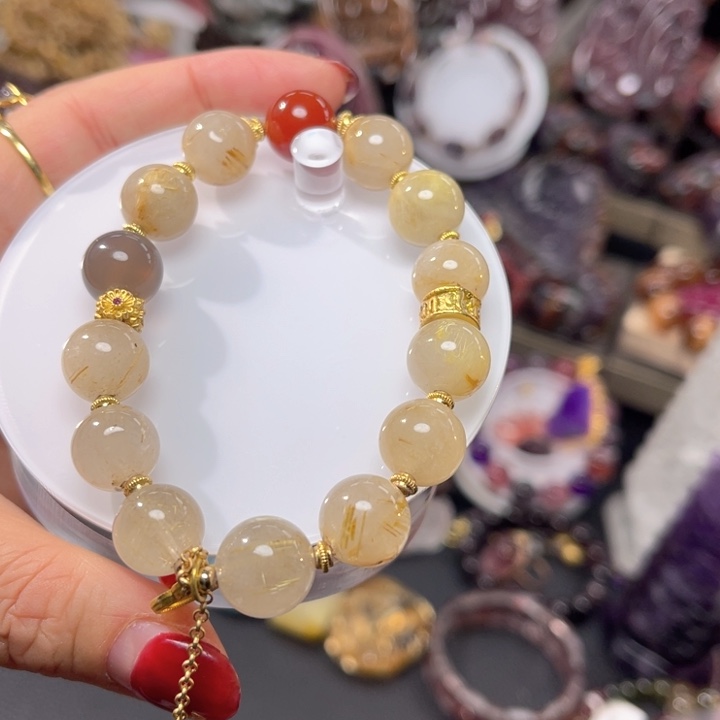 水晶颈饰未镶嵌多样性发一