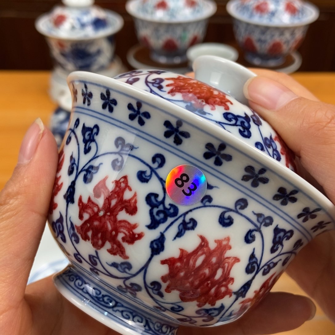 手绘现代茶具非古董夫****子