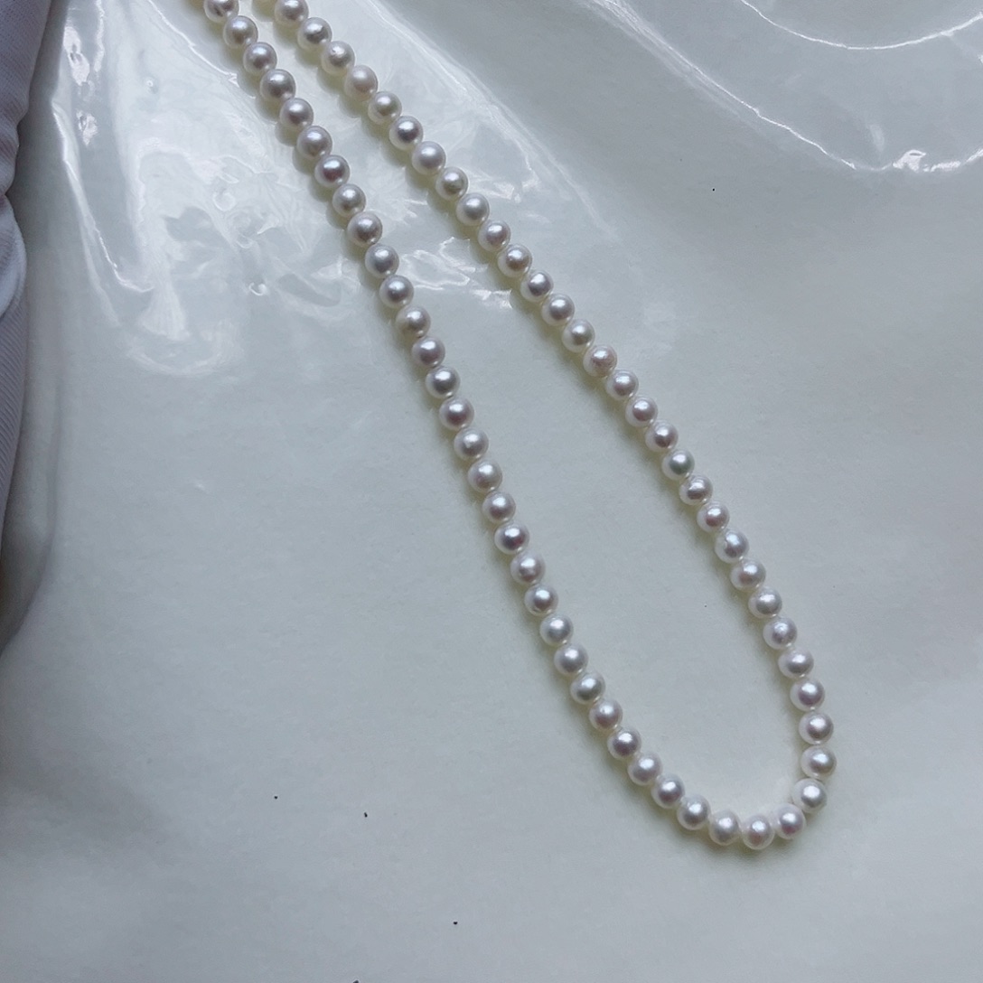 耳饰银S925镶嵌淡水珍珠