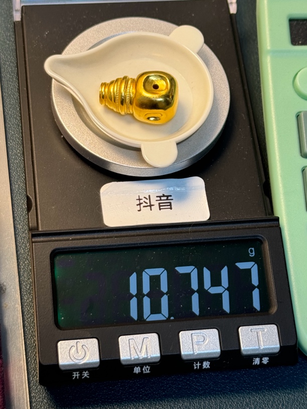 足金999 宝瓶三通13mm10.747g怡