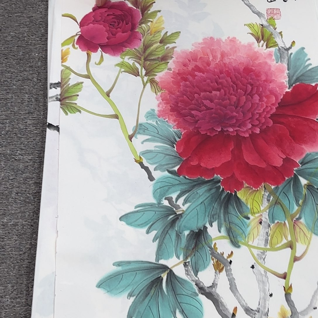 国画国画作品多次入选国内外