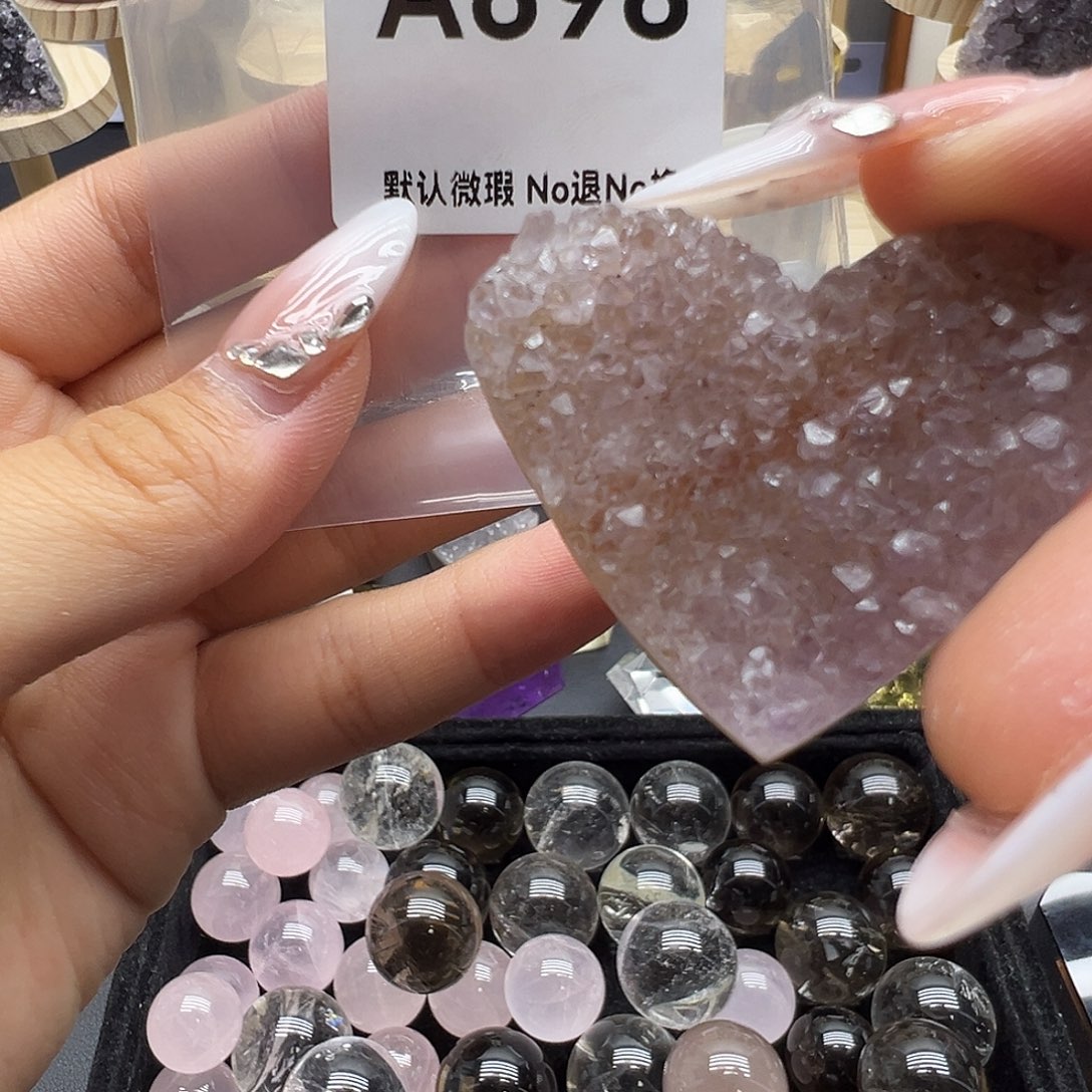 水晶天然水晶半成品未镶嵌微瑕